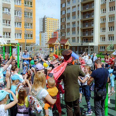 1 июня в ЖК «Новая Кузнечиха» прошел праздник, посвященный Дню защиты детей